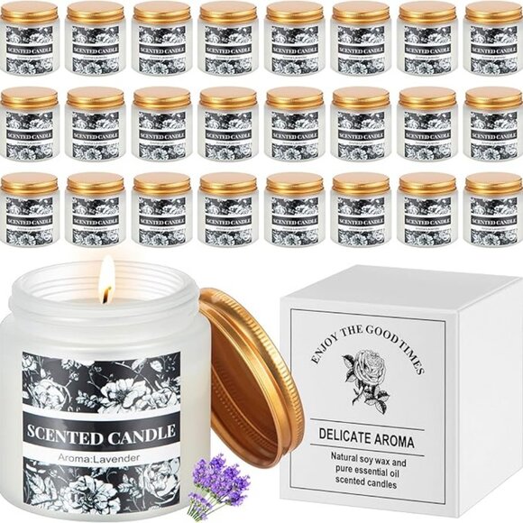 36 Pcs Christmas Candles Bulk Candles for Home Scented Candles Gift Set - Picture 1 of 6